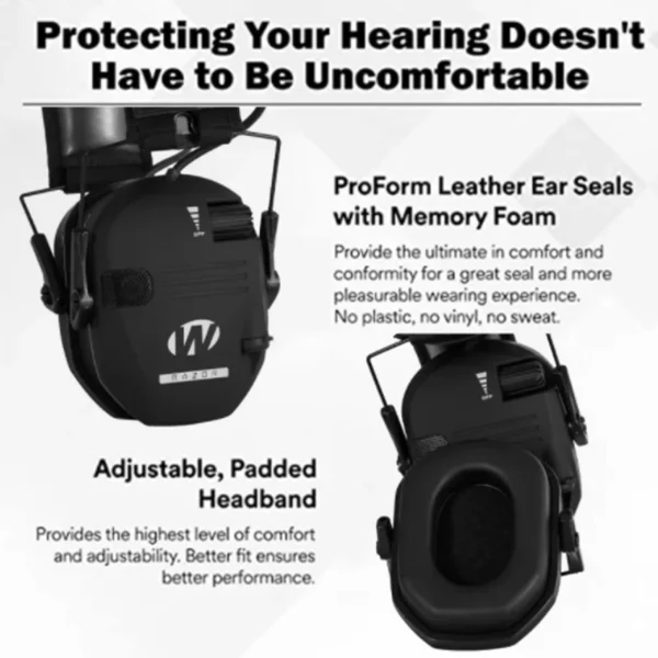 2PCS 1PCS Shooting Ear Protection Safety Earmuffs Noise Reduction Slim Shooter Electronic Muffs Hearing Protector for Huning - Image 4