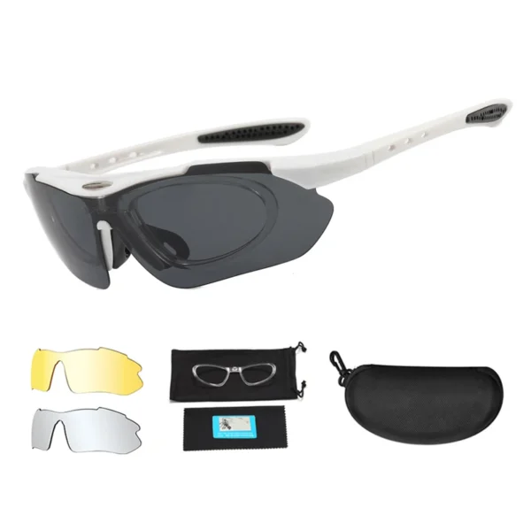 3 Lens Explosion Proof Hunting Shooting Glasses Polarized Military Tactical Goggles Outdoor Sports Paintball Airsoft Eyewear