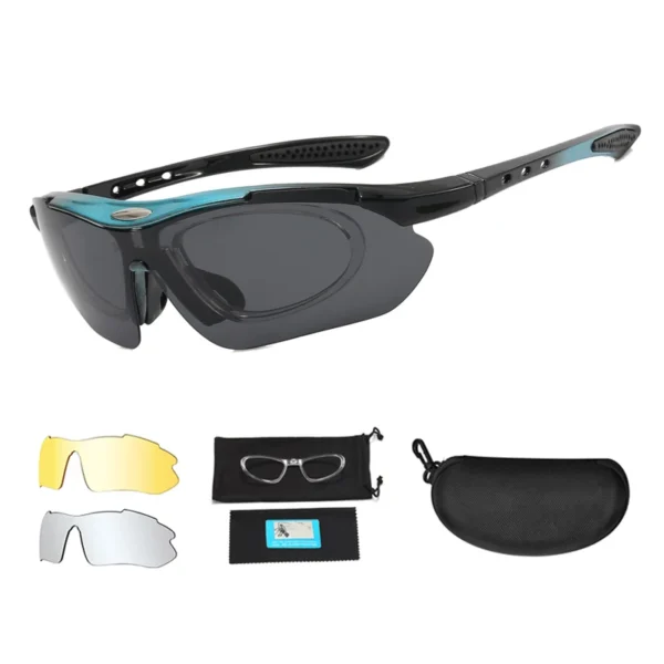 3 Lens Explosion Proof Hunting Shooting Glasses Polarized Military Tactical Goggles Outdoor Sports Paintball Airsoft Eyewear - Image 8