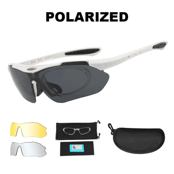 3 Lens Explosion Proof Hunting Shooting Glasses Polarized Military Tactical Goggles Outdoor Sports Paintball Airsoft Eyewear - Image 6