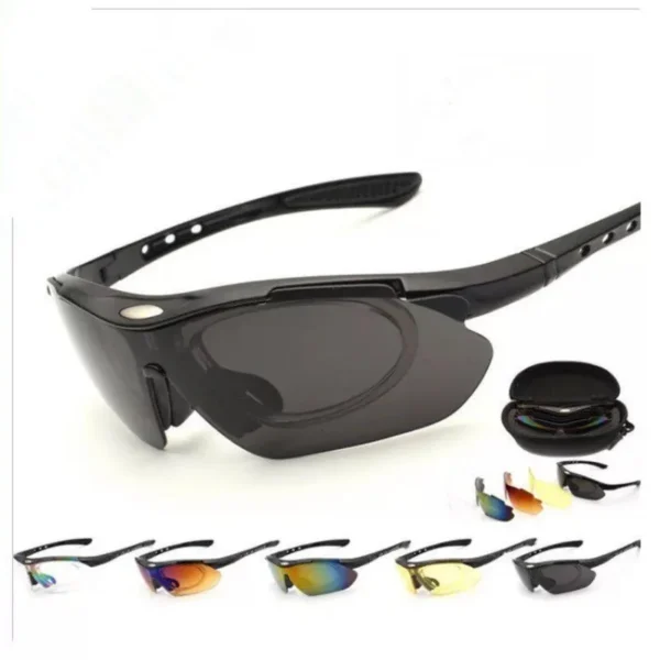 5 Lens Set  Russian Tactical Glasses Outdoor CS Shooting Glasses Windproof Sandproof Night Vision Polarized Cycling Sunglasses