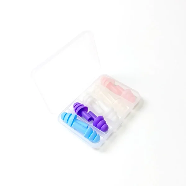 5 Pairs of New Comfort Earplugs Noise Reduction Silicone Soft Ear Plugs