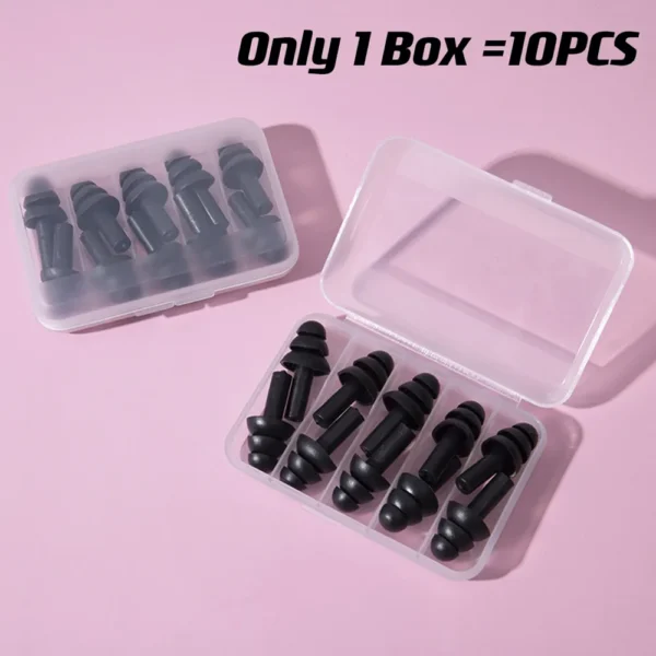 5 Pairs of New Comfort Earplugs Noise Reduction Silicone Soft Ear Plugs - Image 19