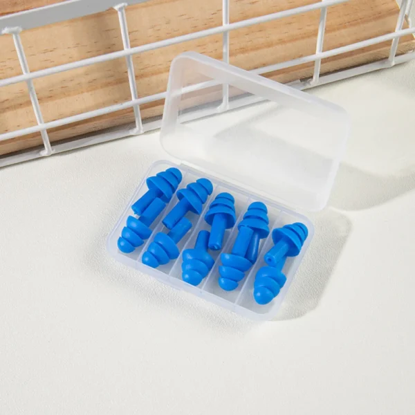 5 Pairs of New Comfort Earplugs Noise Reduction Silicone Soft Ear Plugs - Image 13