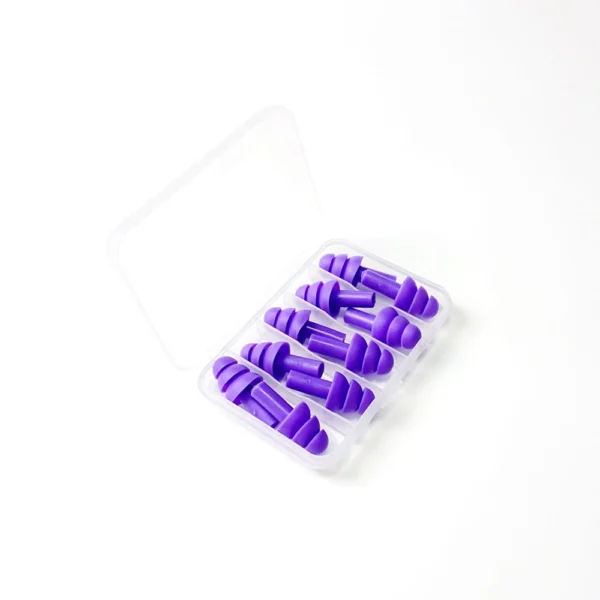 5 Pairs of New Comfort Earplugs Noise Reduction Silicone Soft Ear Plugs