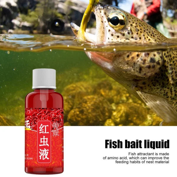 60ml Concentrated Red Worm Liquid Multipurpose Strong Fish Attractant