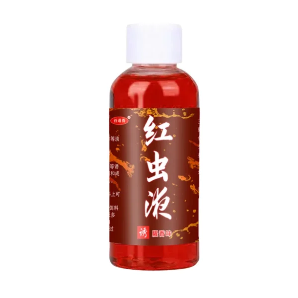 60ml  Freshwater Fish Red Worm Liquid  Strong Fish Attractant Concentrated Fish Bait  Perch for Trout Cod Carp Bass