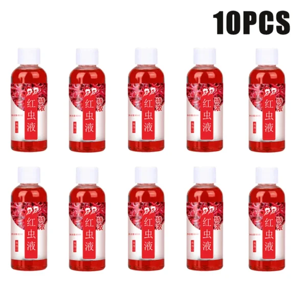 60ml  Freshwater Fish Red Worm Liquid  Strong Fish Attractant Concentrated Fish Bait  Perch for Trout Cod Carp Bass - Image 15