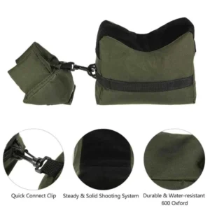 652D Rest Bags, Rest Front & Rear Support Sandbag Stand Holder Construction & Water Resistance for Shooting Hunting