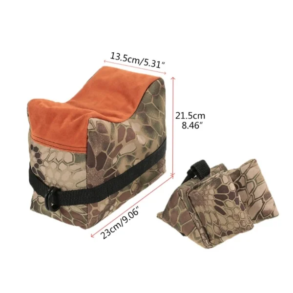 652D Rest Bags, Rest Front & Rear Support Sandbag Stand Holder Construction & Water Resistance for Shooting Hunting - Image 6