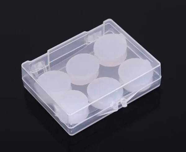 6PCS Earplugs Protective soft waterproof silicone airplugs