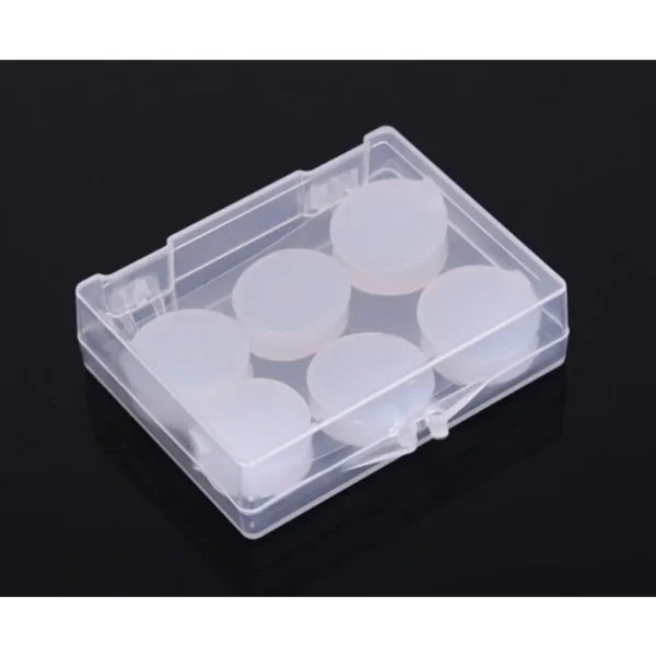 6PCS Earplugs Protective soft waterproof silicone airplugs - Image 4