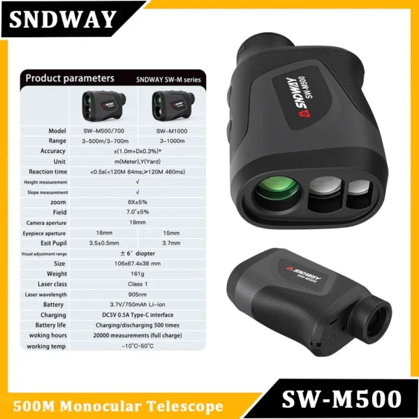 SNDWAY Rangefinder  1000M 1500M 2000M - Image 13