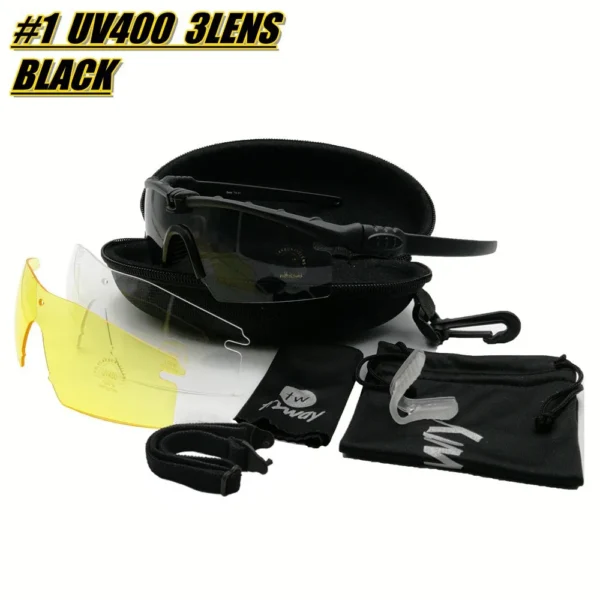 twtryway Outdoor Photochromic glasses 3.0 Ballistic Polarized goggles Protection Military glasses paintball shooting gafas - Image 7