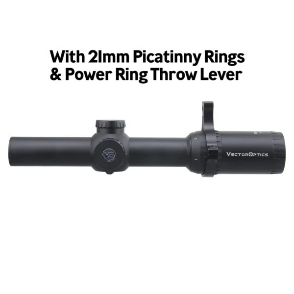 Vector Optics Constantine 1-8x24 FFP Riflescope 1/10MIL With IPX6 Illuminated Etched BDC&Wind Reticle Real 1xPower Fit 7.62 5.56 - Image 8