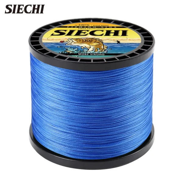 SIECHI 4 Strand Super Strong PE Braided Fishing Line