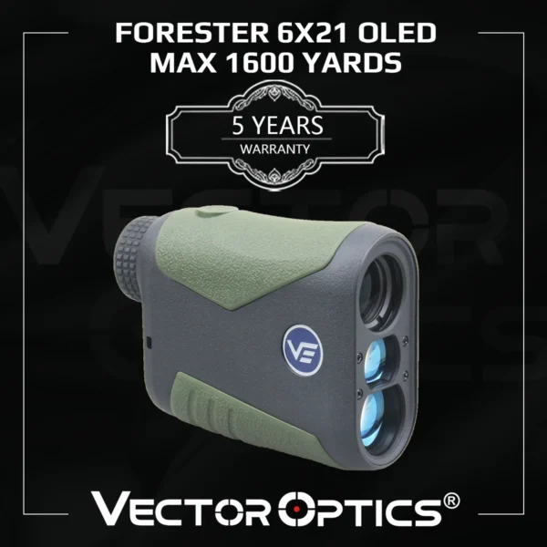 Vector Optics Forester 6x21 OLED Rangefinder GenII 5-1600 Yards