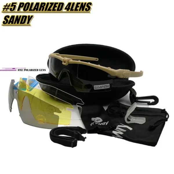 twtryway Outdoor Photochromic glasses 3.0 Ballistic Polarized goggles Protection Military glasses paintball shooting gafas - Image 11
