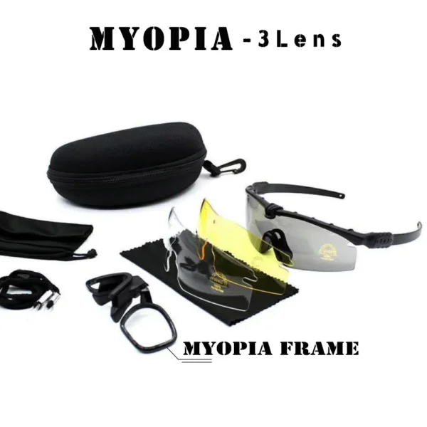 twtryway Outdoor Photochromic glasses 3.0 Ballistic Polarized goggles Protection Military glasses paintball shooting gafas