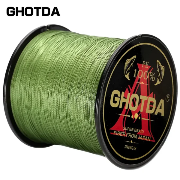 GHOTDA Braid Fishing line Multifilament Fishing Wire Carp Fishing 10-120lb