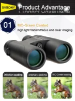 Svbony SV40 Binoculars 10X42/8X32 - Image 3