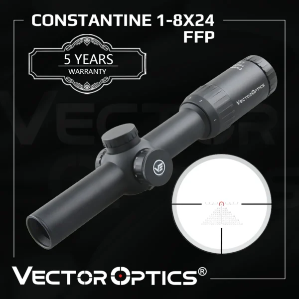 Vector Optics Constantine 1-8x24 FFP Riflescope 1/10MIL