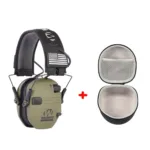 Tactical Electronic Shooting Earmuffs Noise Reduction Impact Hearing Protection Helmet With Bag - Image 9