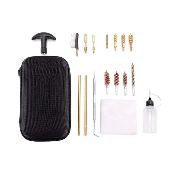 21PCS Universal Tactical Gun Cleaning Kit for Handgun  Gun Brush Tool for .22/.38/9mm/.40/.45 Caliber - Image 5