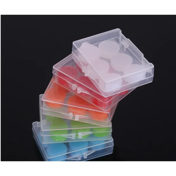 6PCS Earplugs Protective soft waterproof silicone airplugs - Image 3