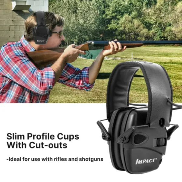 Electronic Damper Sports Shooting Earmuff Sports Shooting Impact Outdoor Anti-Noise Headset for Howard Leight Impact Sports - Image 6