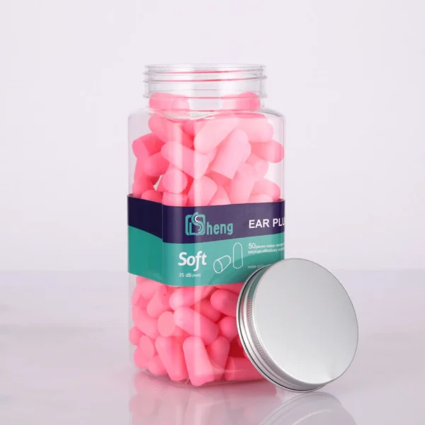 50 PCs Earplugs Noise Reduction, Protection and  Sound Insulation Foam - Image 10