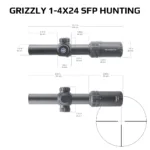 Vector Optics 1-4x24 1-6x24 SFP/FFP LPVO Riflescope - Image 4