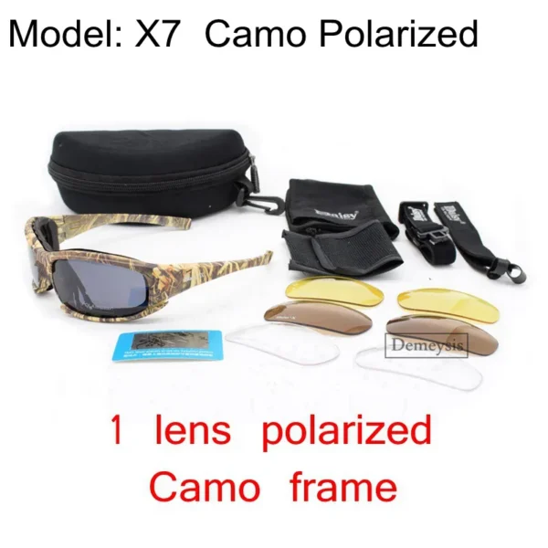 Daisy Tactical Polarized Glasses Military Goggles Army Sunglasses with 4 Lens Original Box Men Shooting Hiking Eyewear Gafas - Image 11