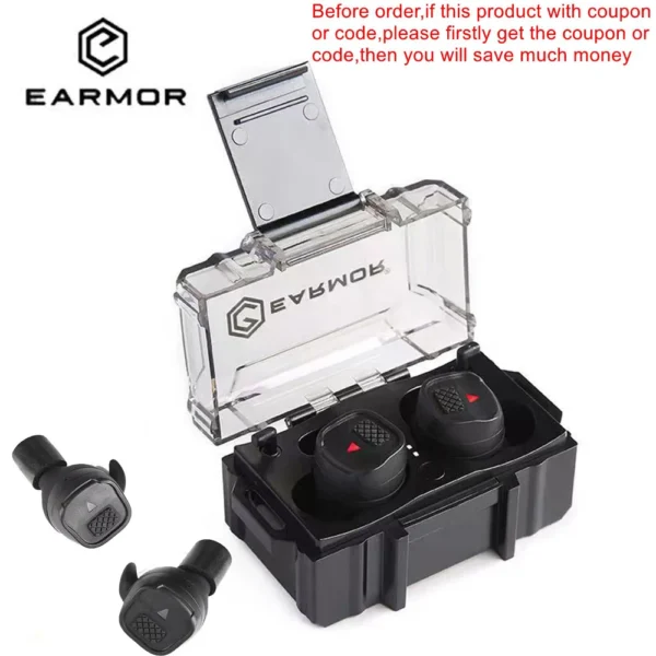 EARMOR M20T 2023 New Bluetooth Earbuds Outdoor Hunting Shooting Earbuds Tactical Headset Electronic Hearing Protection - Image 2
