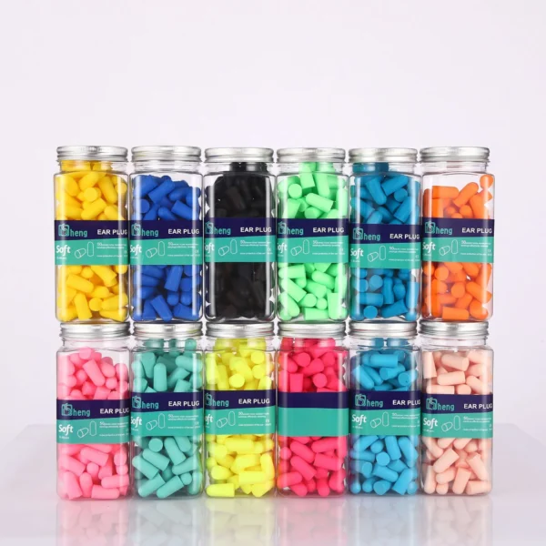 50 PCs Earplugs Noise Reduction, Protection and  Sound Insulation Foam
