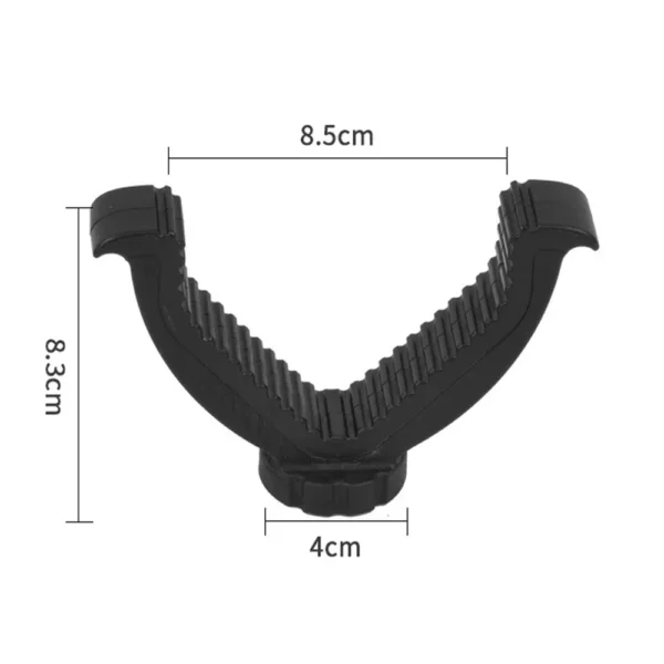 Tactical Heavy Duty V Yoke Shooting Rack Gun Rest Rifle Holder Top Mount 1/4 Thread Attachment for Hunting Tripod Bipod Monopod - Image 2
