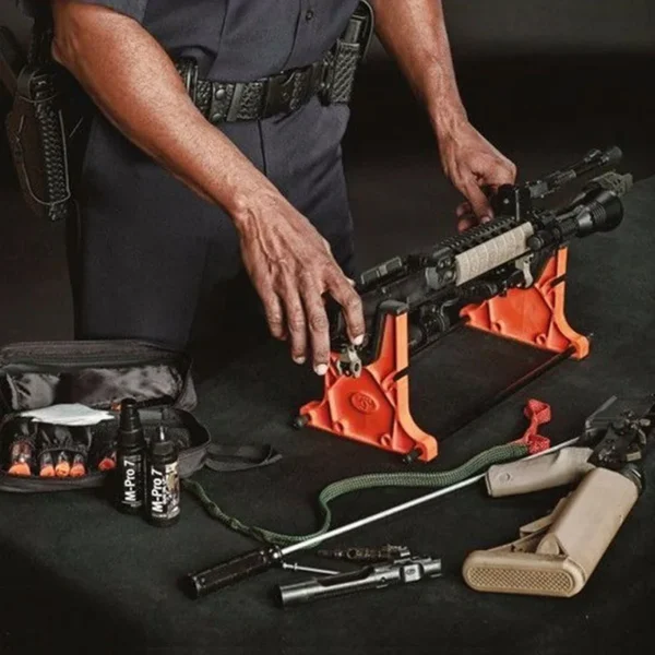 Tactical Cleaning Maintenance Cradle Rifle Rack Stand Holder Gun Smith Bench Rest Stand - Image 2