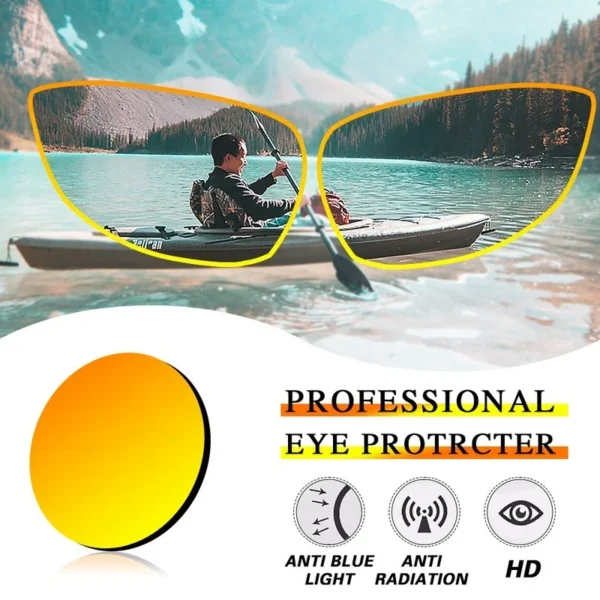 Military grade  Tactical Polarized Men Shooting Glasses  for Camping Hiking Cycling & Shooting - Image 3