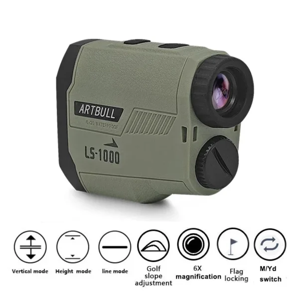 ARTBULL Rangefinder Telescope 650m - 1000m Slope Adjusted - Image 3