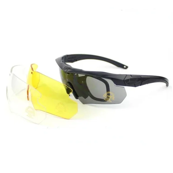 CS Shooting Glasses, Military Fan-Shaped Explosion-Proof Goggles Crossbow Goggles