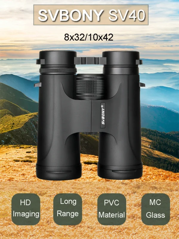 SVBONY SV40 Telescope Binoculars 8X32/10X42  Military Binoculars - Image 2
