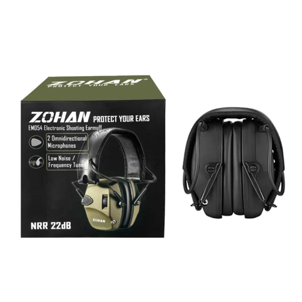 ZOHAN Electronic Shooting Ear Protection  Anti-noise Earmuffs - Image 9