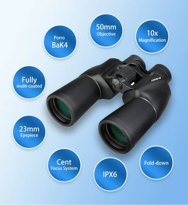 SVBONY sv206 Binoculars Telescope 10x50 Waterproof - Image 5