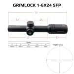 Vector Optics 1-4x24 1-6x24 SFP/FFP LPVO Riflescope - Image 5