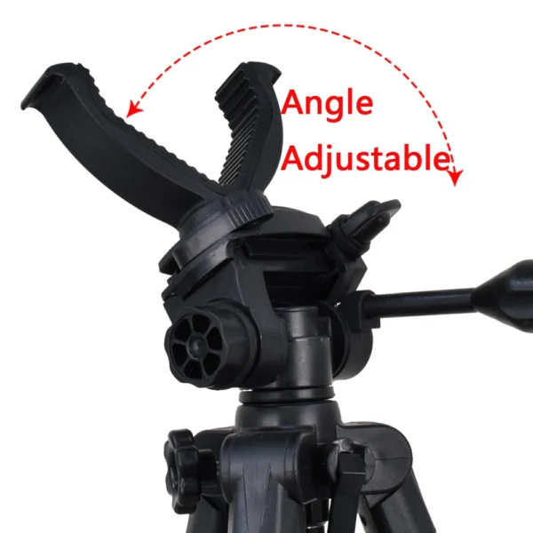 Tactical Retractable Tripod Shooting Rack Gun Rest Stand with V-Yoke Bracket  Mount Adapter for Hunting Camera Holder Tripods - Image 5