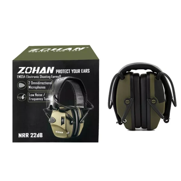 ZOHAN Electronic Shooting Ear Protection  Anti-noise Earmuffs - Image 10