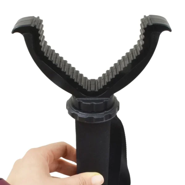 Tactical Heavy Duty V Yoke Shooting Rack Gun Rest Rifle Holder Top Mount 1/4 Thread Attachment for Hunting Tripod Bipod Monopod - Image 5