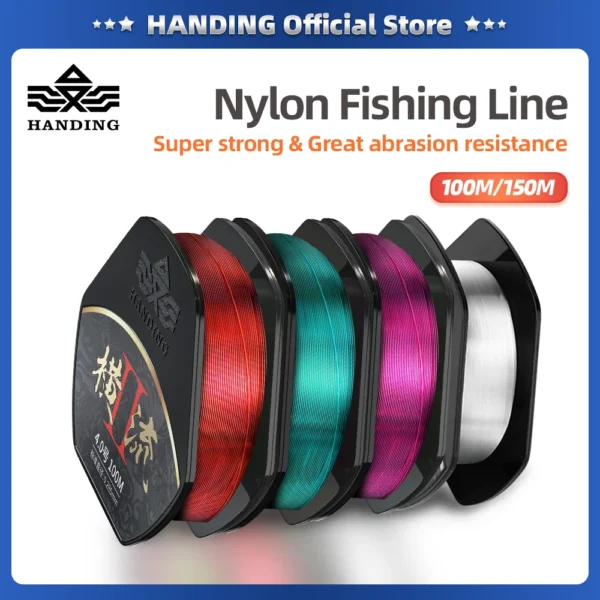 HANDING Nylon Fishing Line Monofilament Sinking