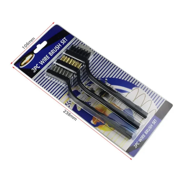 ALLSOME Double-end Steel Wire Brush & Nylon Pick Set Universal Hunting Gun Cleaning Kit