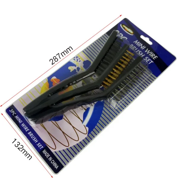 ALLSOME Double-end Steel Wire Brush & Nylon Pick Set Universal Hunting Gun Cleaning Kit